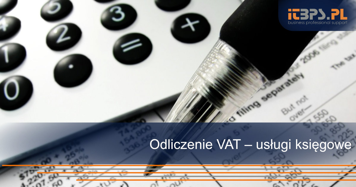 Odliczenie VAT – usługi księgowe