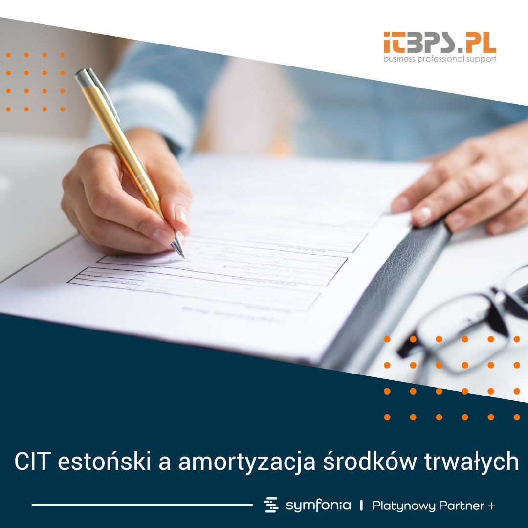 CIT estoński a amortyzacja środków trwałych