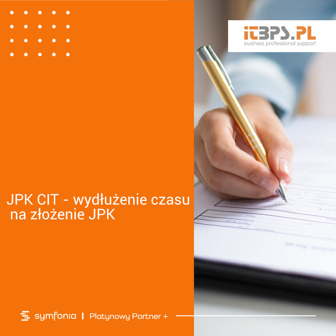 JPK CIT - wydłużenie czasu na złożenie JPK